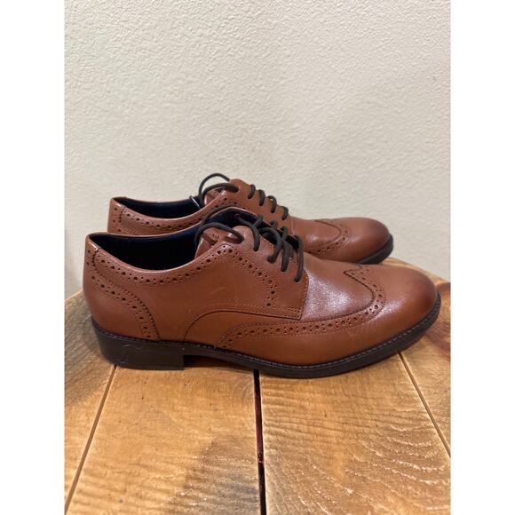 Cole Haan Other - Mens Cole Haan Grand+ Wingtip brown Oxford shoes size 9